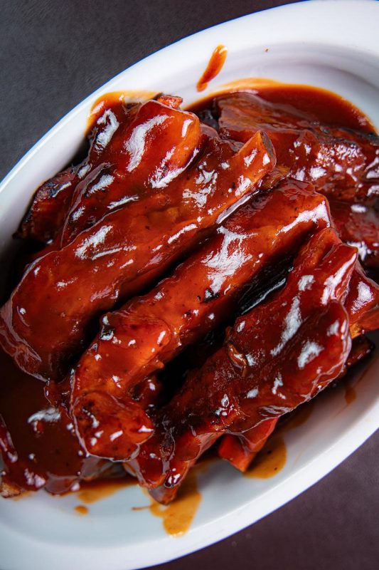 Costelinha de Porco ao Barbecue